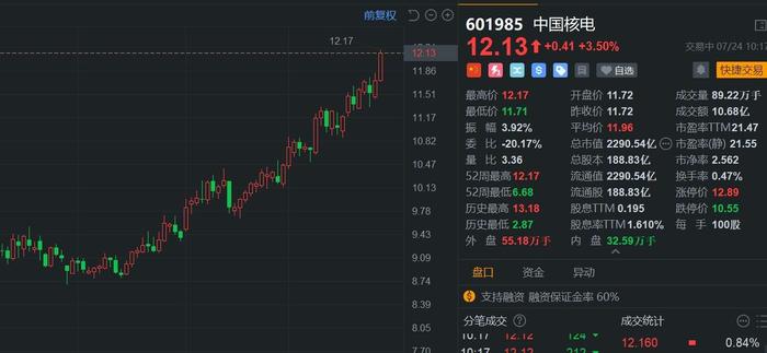 中国核电股票最新消息,中国核电股票最新消息,行业前景与投资者视角,中国核电股票最新动态,行业前景与投资者视角分析