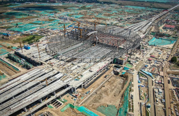 雄安最新航拍,雄安新区,最新航拍下的壮丽画卷,雄安新区壮丽画卷,最新航拍下的美景展示